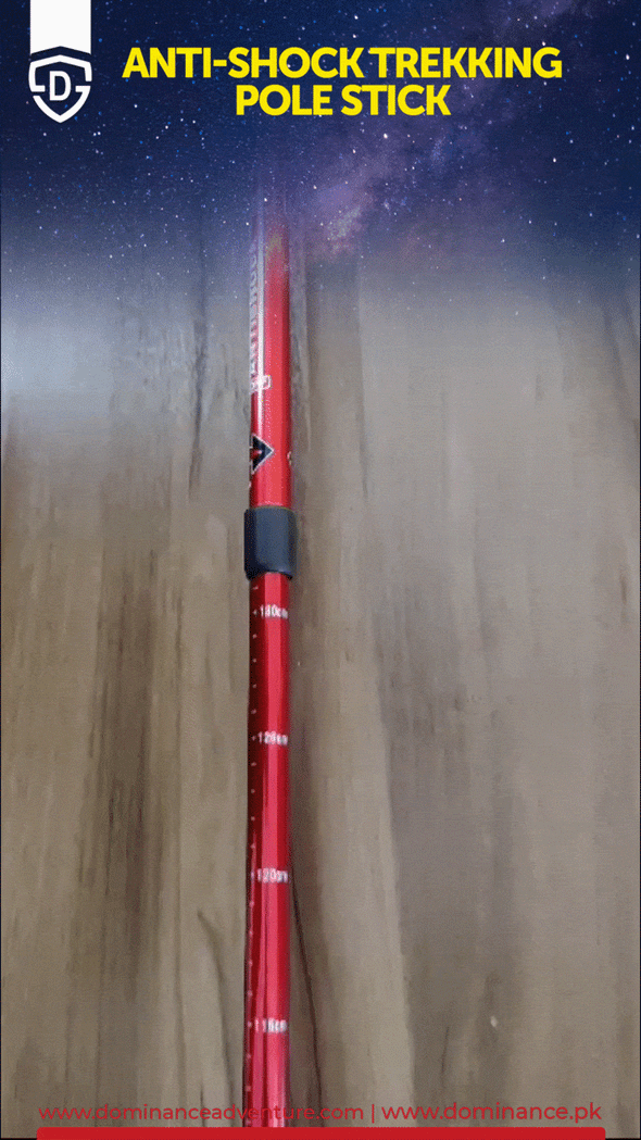 Anti-Shock Trekking Pole Stick (Single)