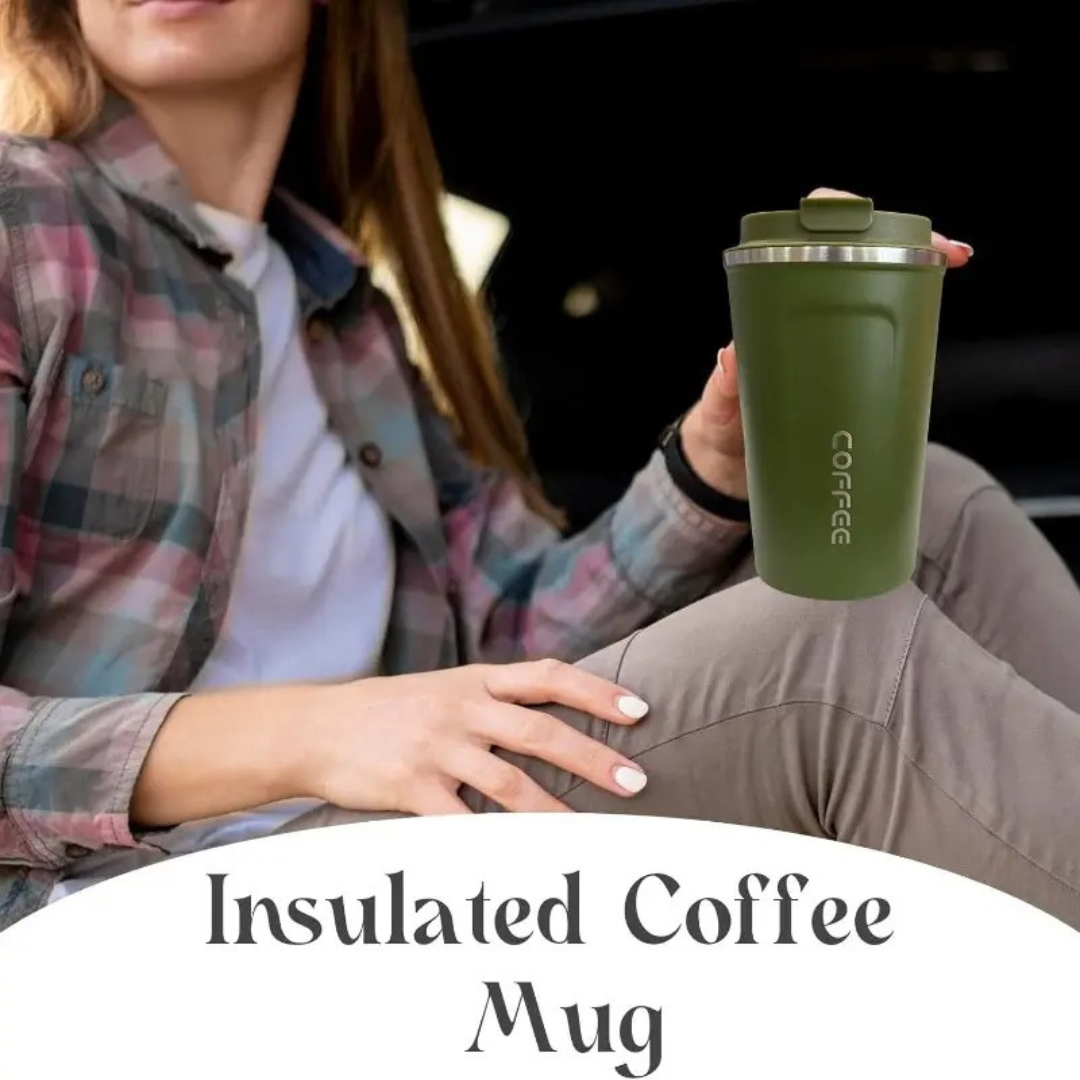 Stainless Steel Insulated Travel Mug – 500ml