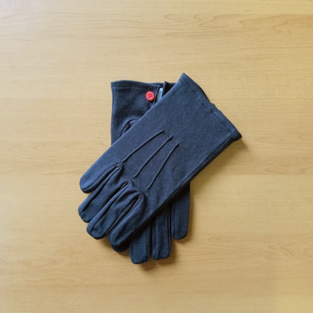 Black Cotton Gloves – For Men & Women