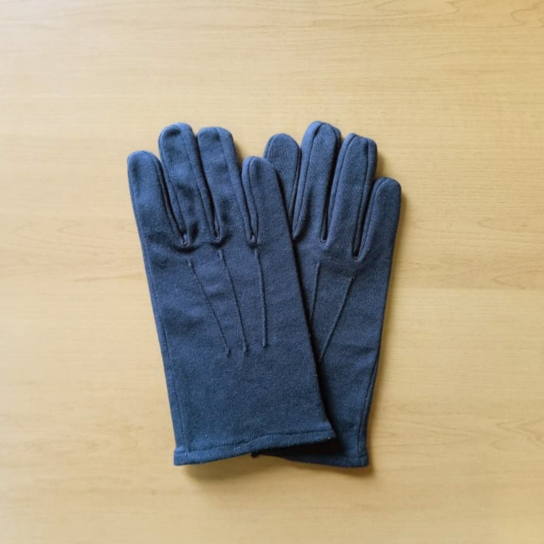 Black Cotton Gloves – For Men & Women