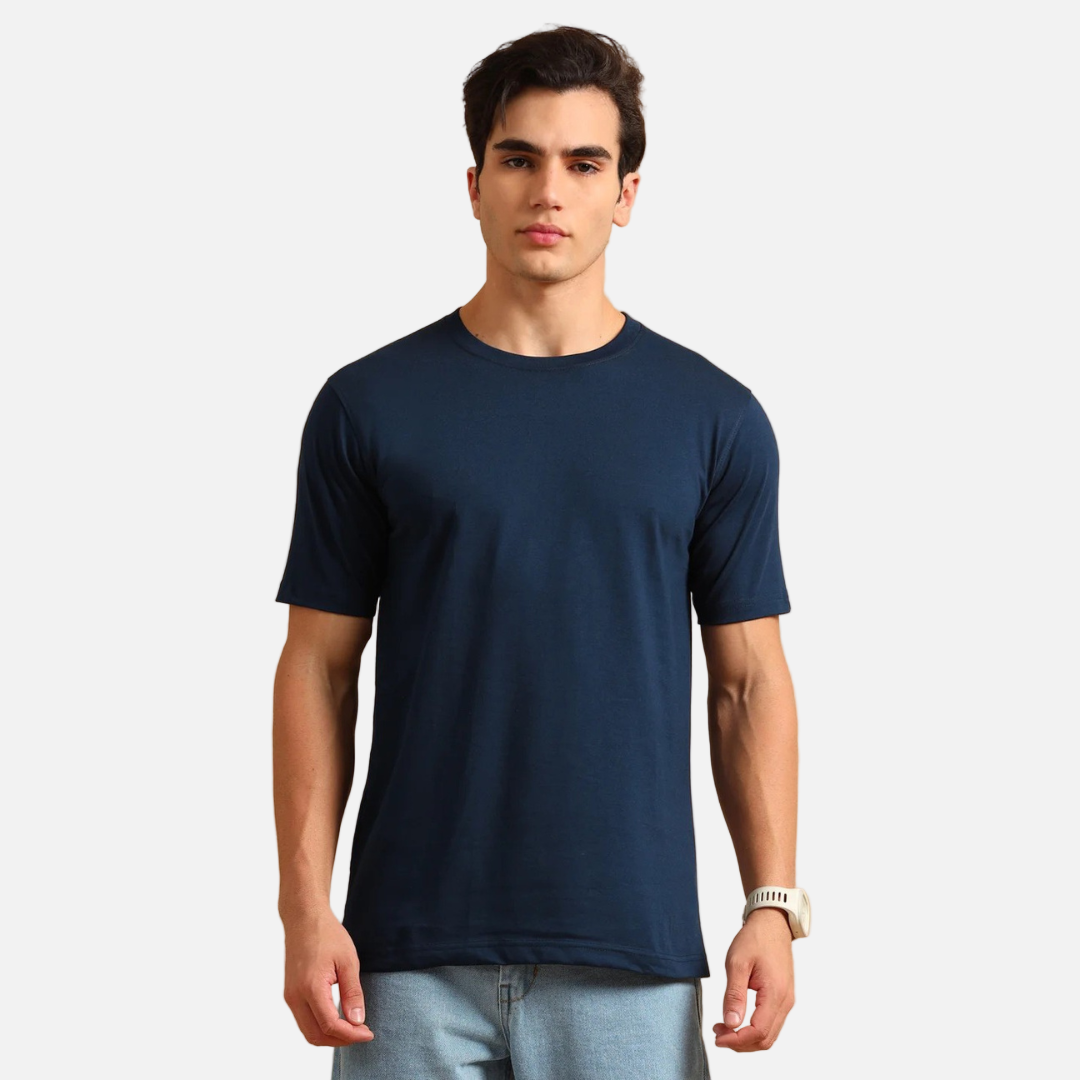Basic Plan Tee – Round Neck T-Shirt