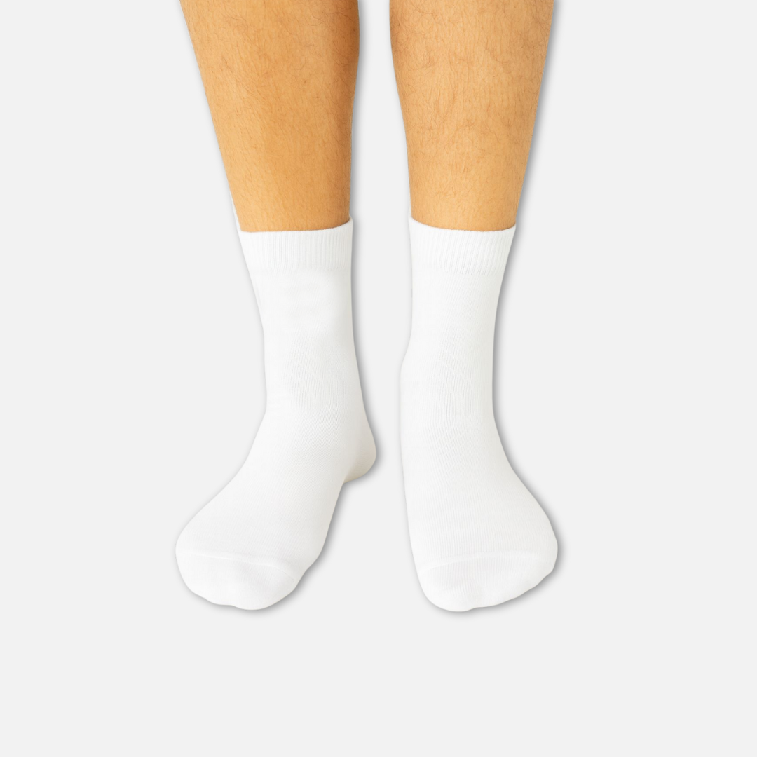 Tactics Crew Terry Socks (White)