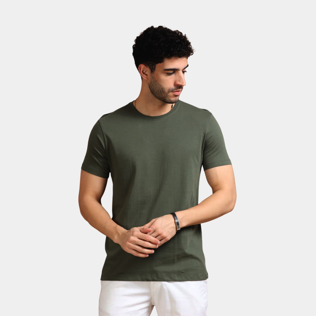 Basic Plan Tee – Round Neck T-Shirt