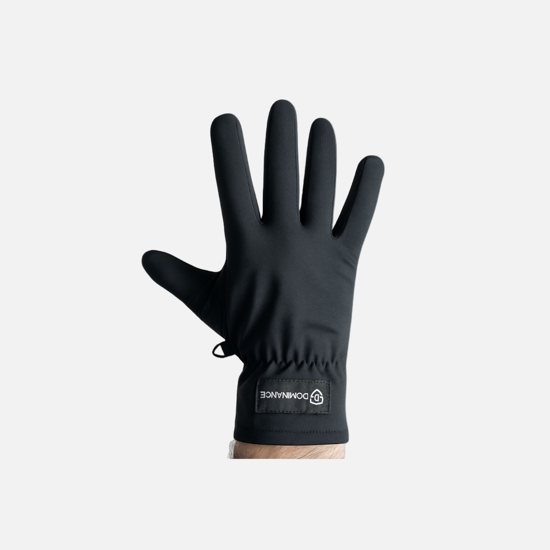 Dominance Black Fleece gloves
