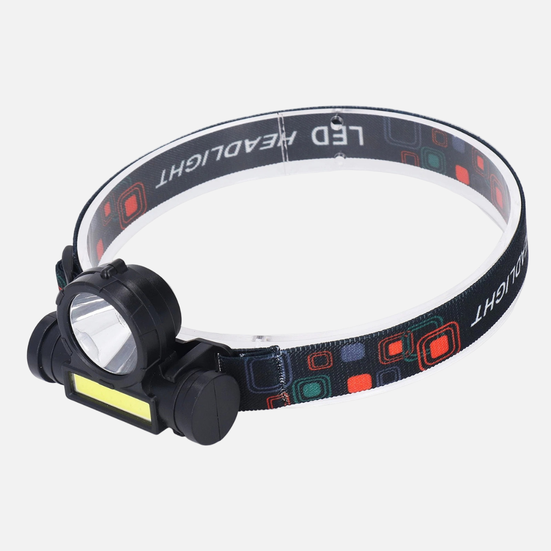 LED Headlamp – 108 Super Bright Dual Light Source, Rechargeable