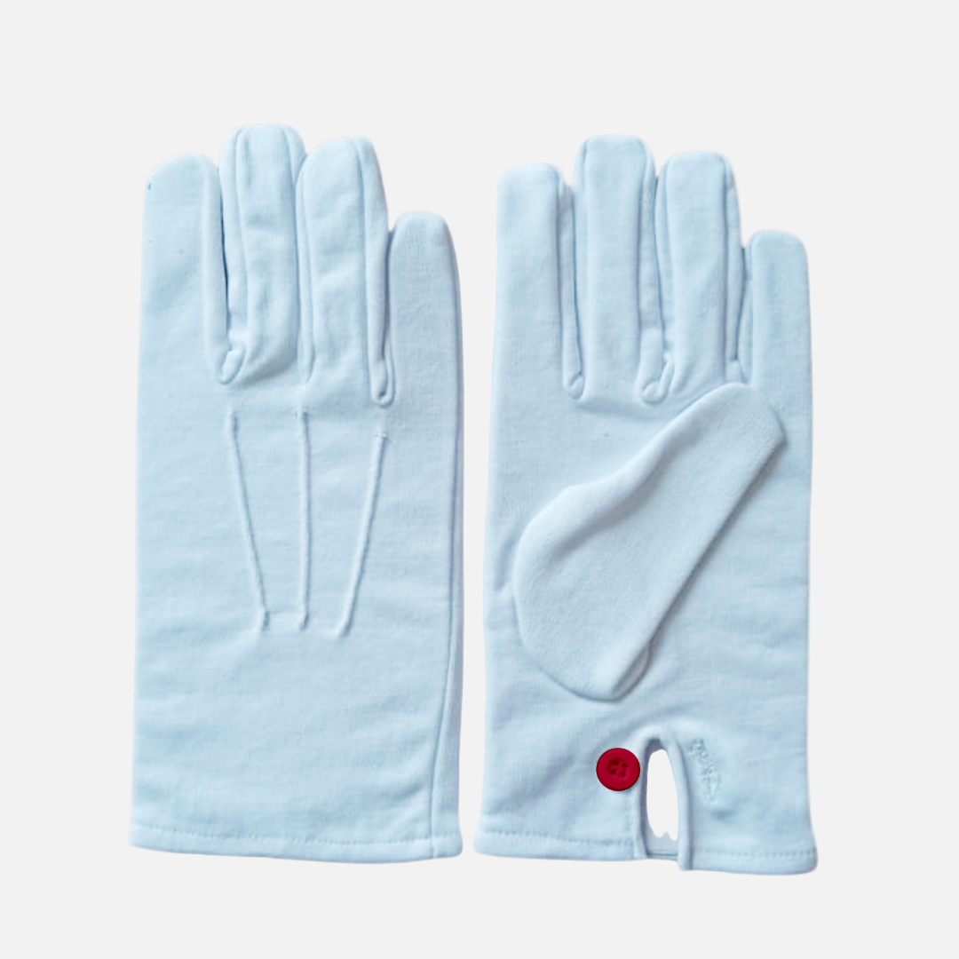 White Cotton Gloves – For Men & Women