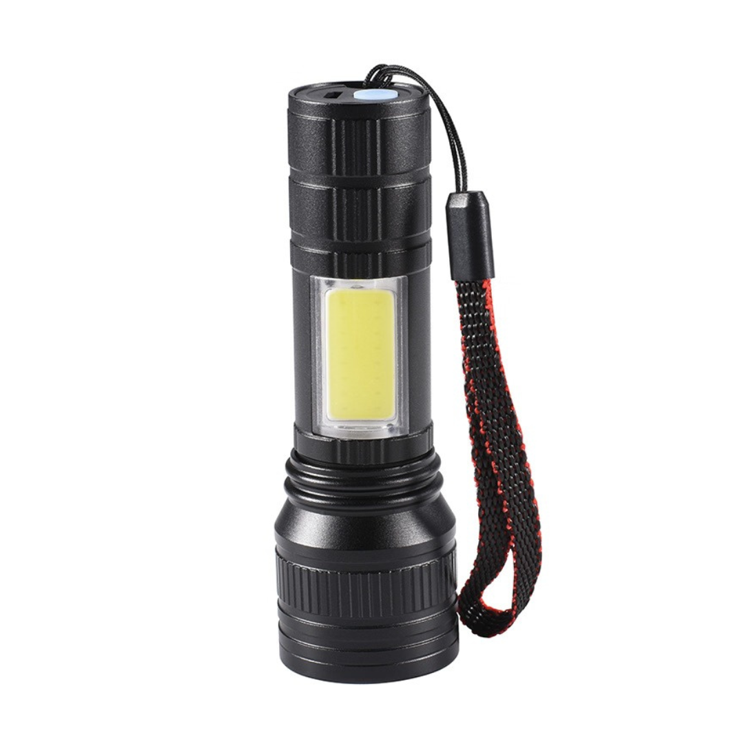 LED Torch Rechargeable – Super Bright Adjustable Focus Flashlight