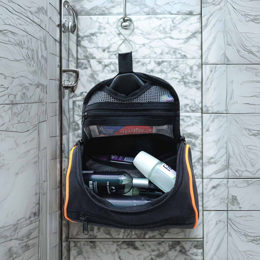 Dominance Toiletry Bag with hanging hook