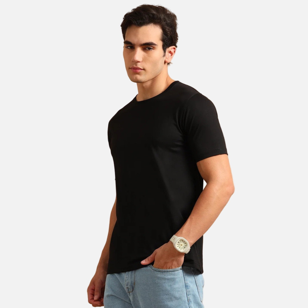 Basic Plan Tee – Round Neck T-Shirt