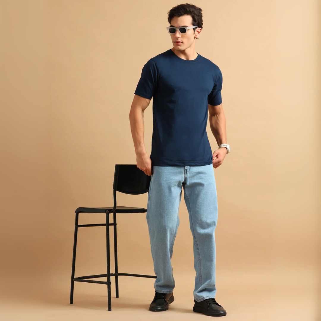 Basic Plan Tee – Round Neck T-Shirt