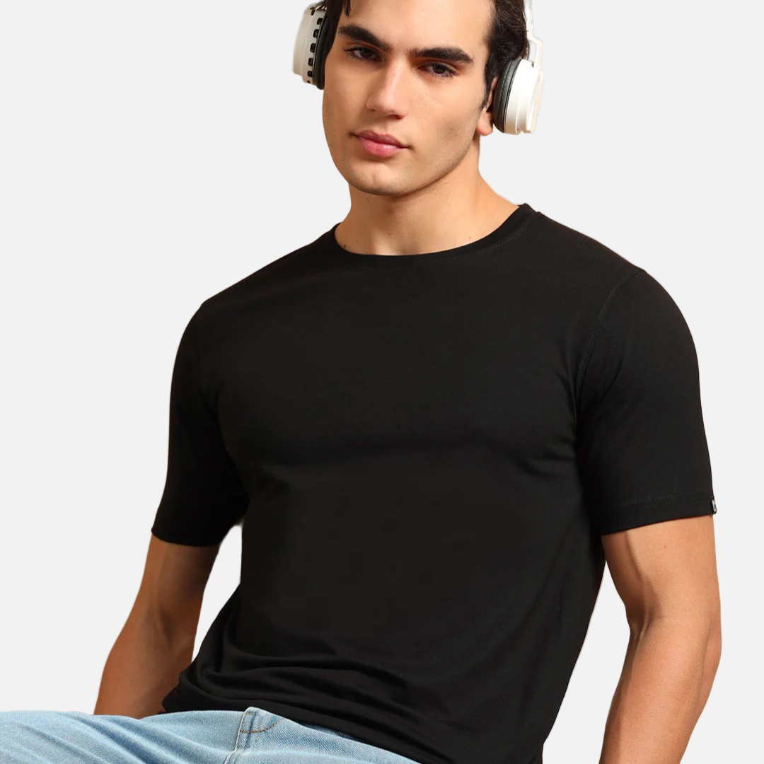 Basic Plan Tee – Round Neck T-Shirt