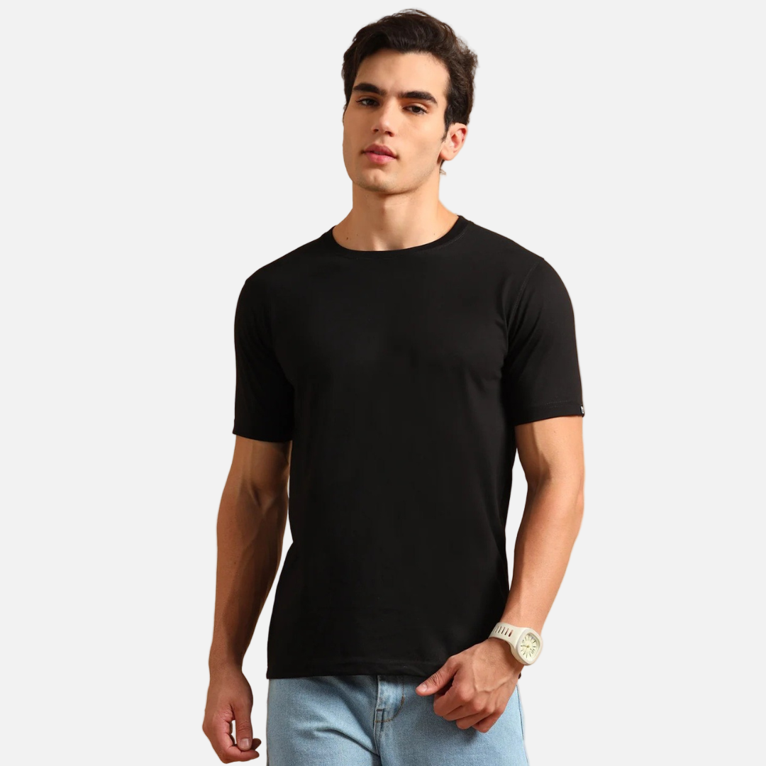 Basic Plan Tee – Round Neck T-Shirt