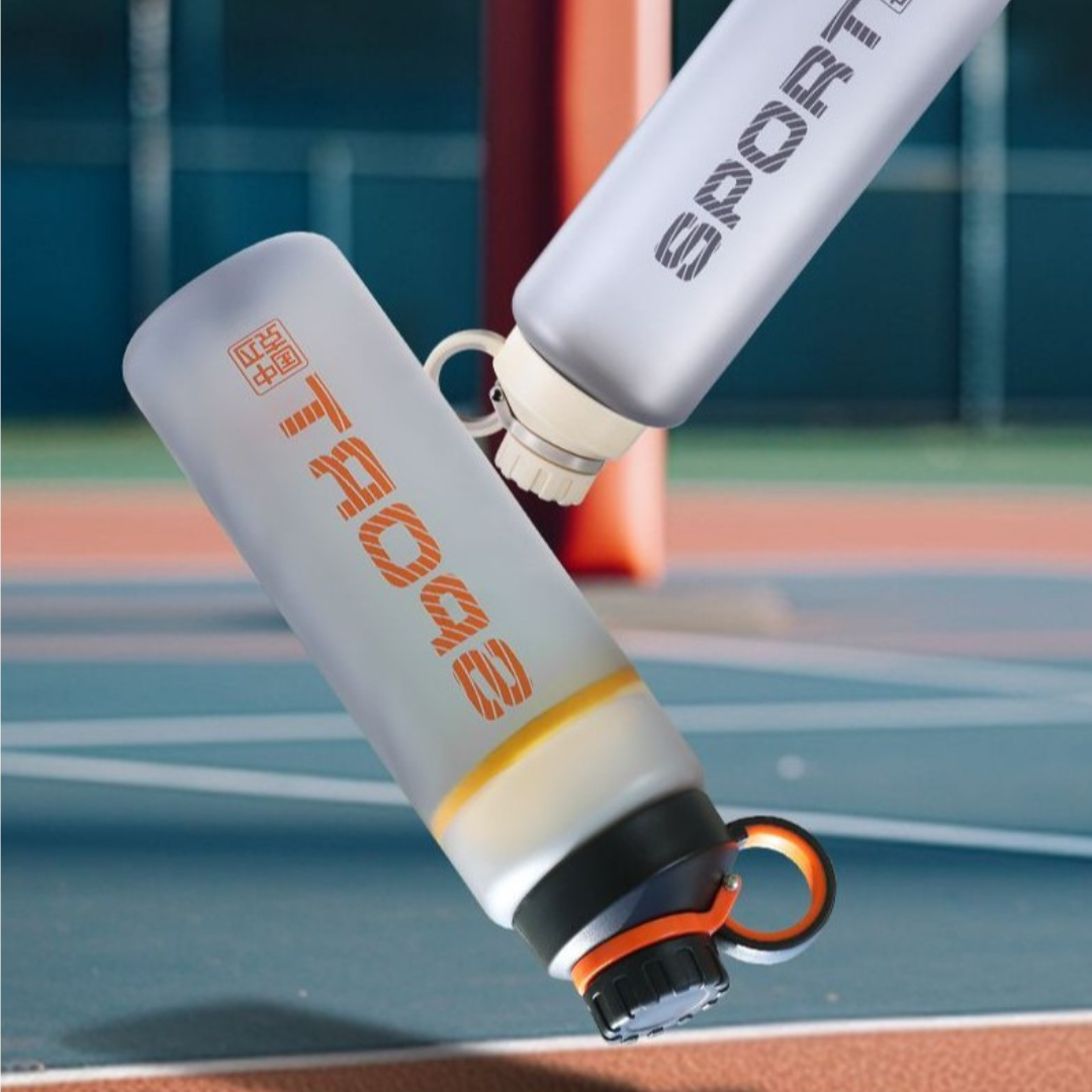 Sports Water Bottle – Frosted Finish | Leak-Proof | With Filter | 800 ML