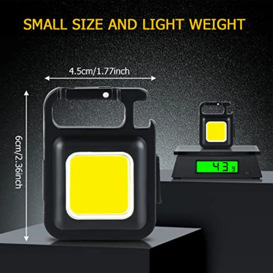 Rechargeable Mini Keychain Light – Powerful, Portable & Always Ready