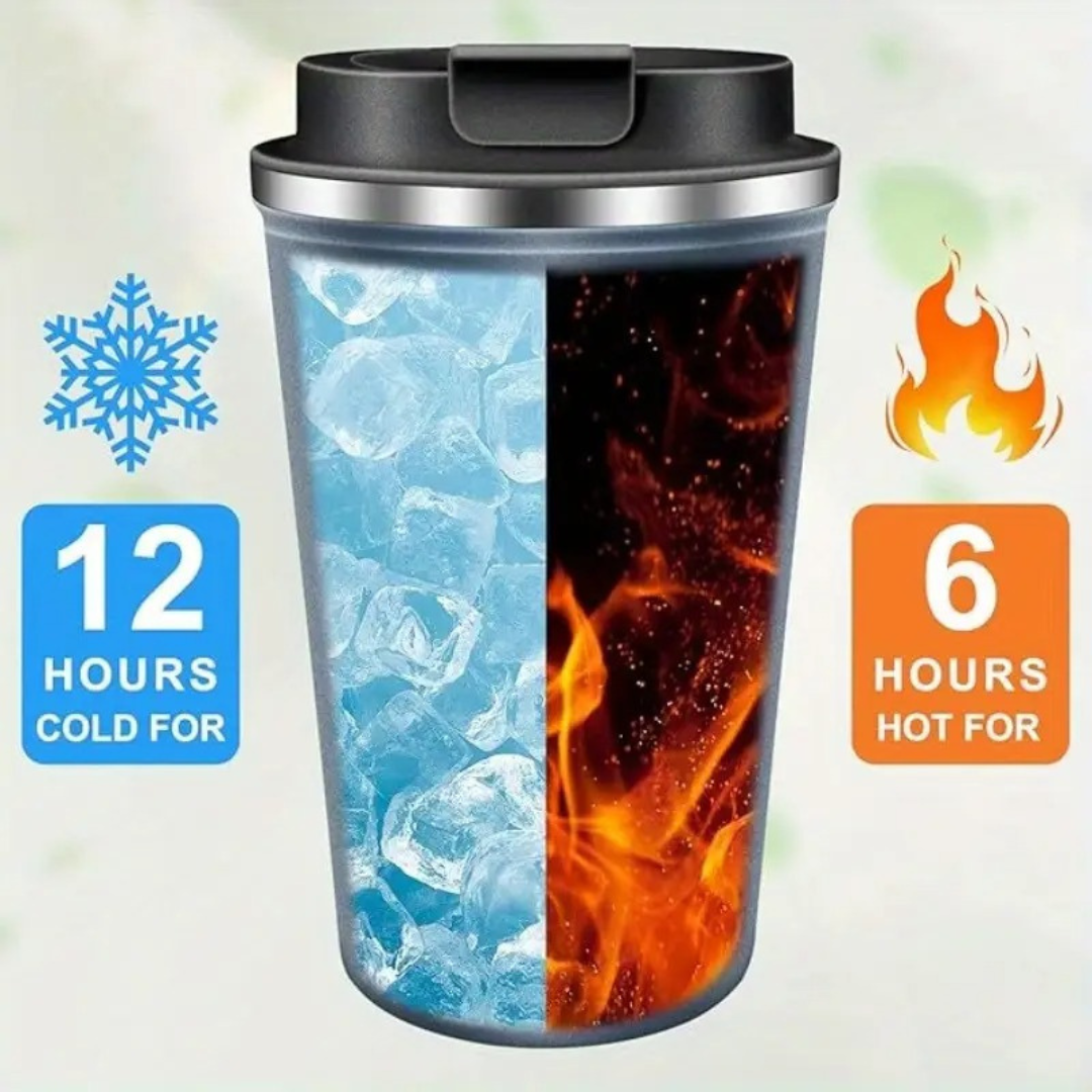 Stainless Steel Insulated Travel Mug – 500ml