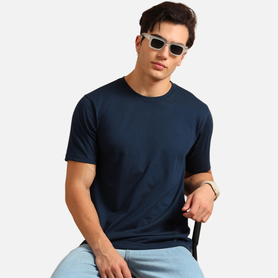 Basic Plan Tee – Round Neck T-Shirt