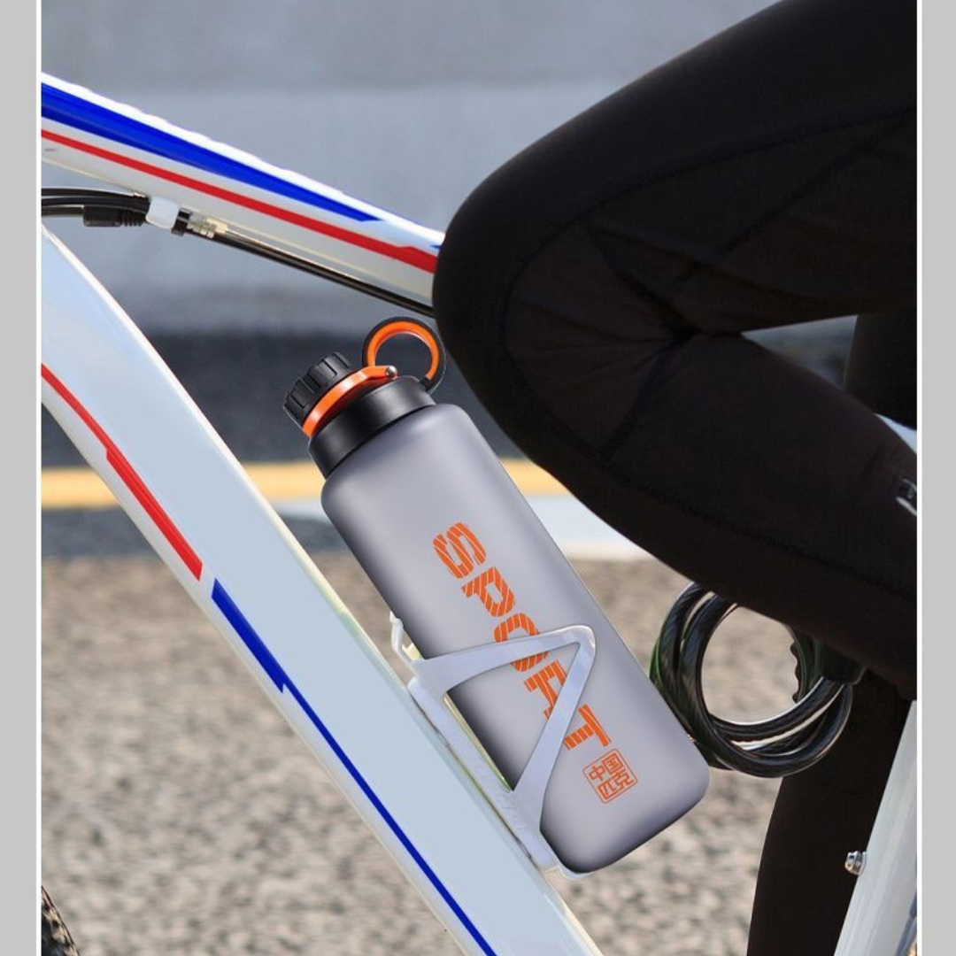 Sports Water Bottle – Frosted Finish | Leak-Proof | With Filter | 800 ML