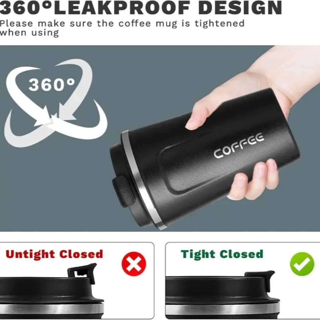 Stainless Steel Insulated Travel Mug – 500ml