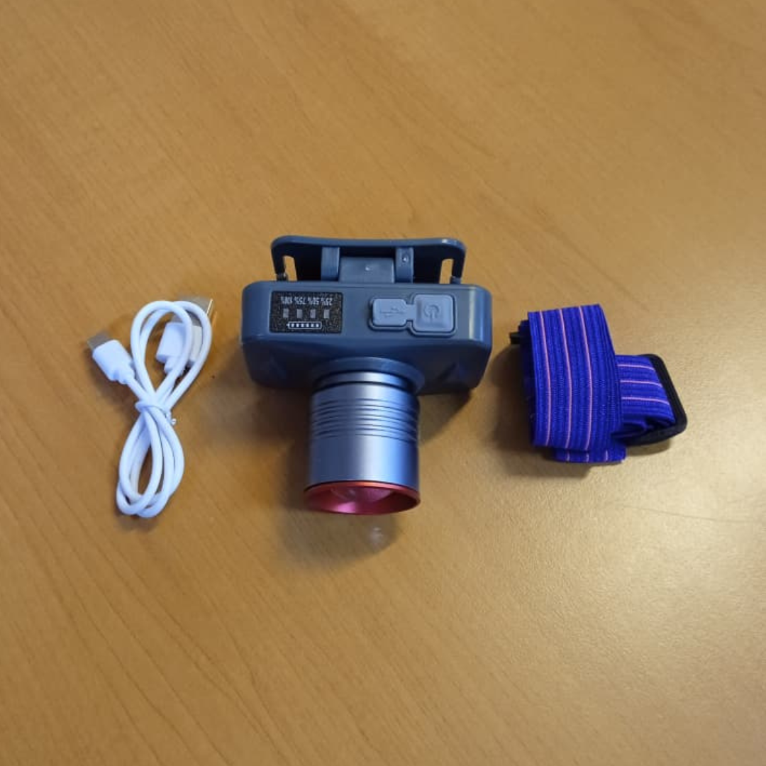 Q5 LED Headlamp – USB Rechargeable, Zoomable & Ultra-Bright