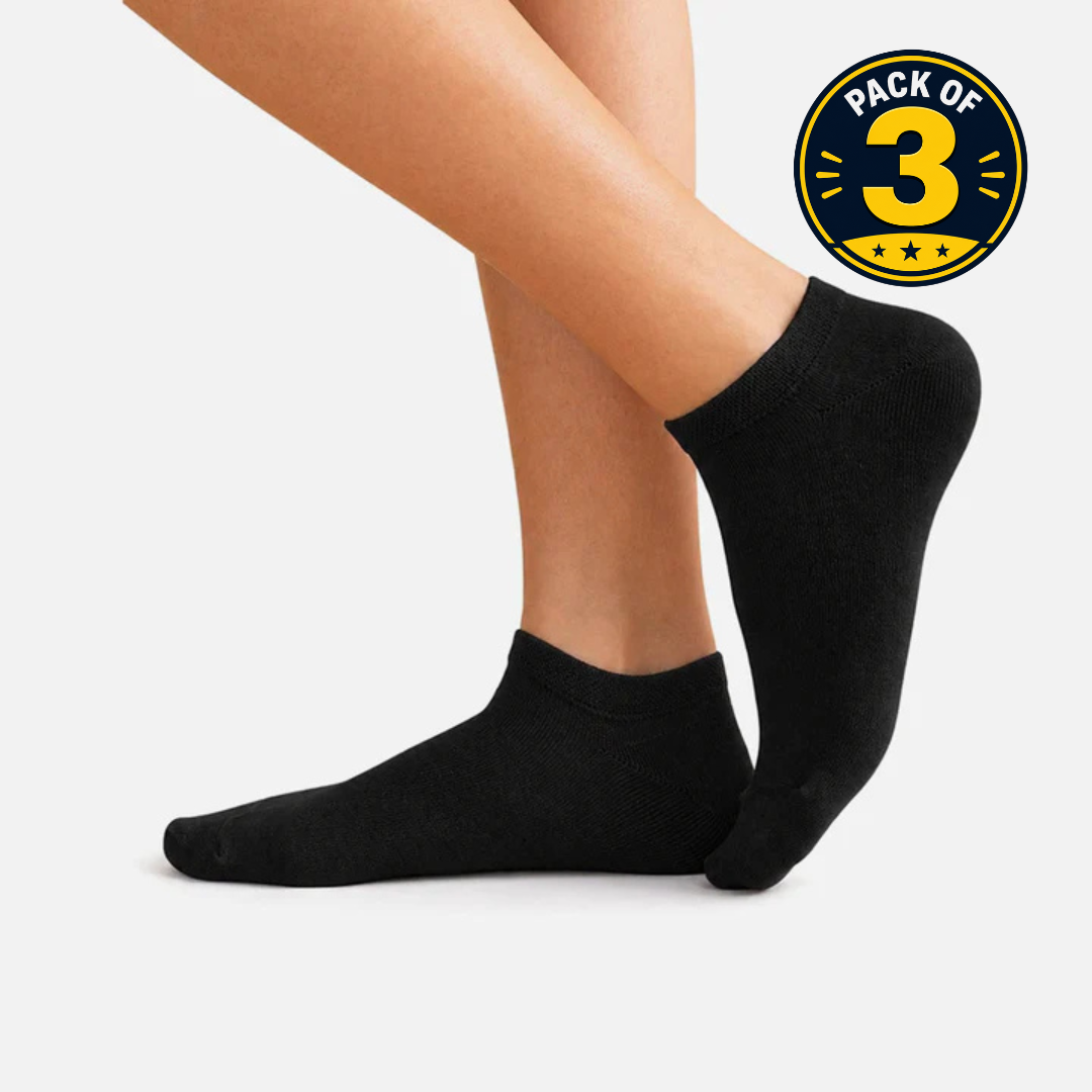 Black Ankle Summer Socks (Unisex)