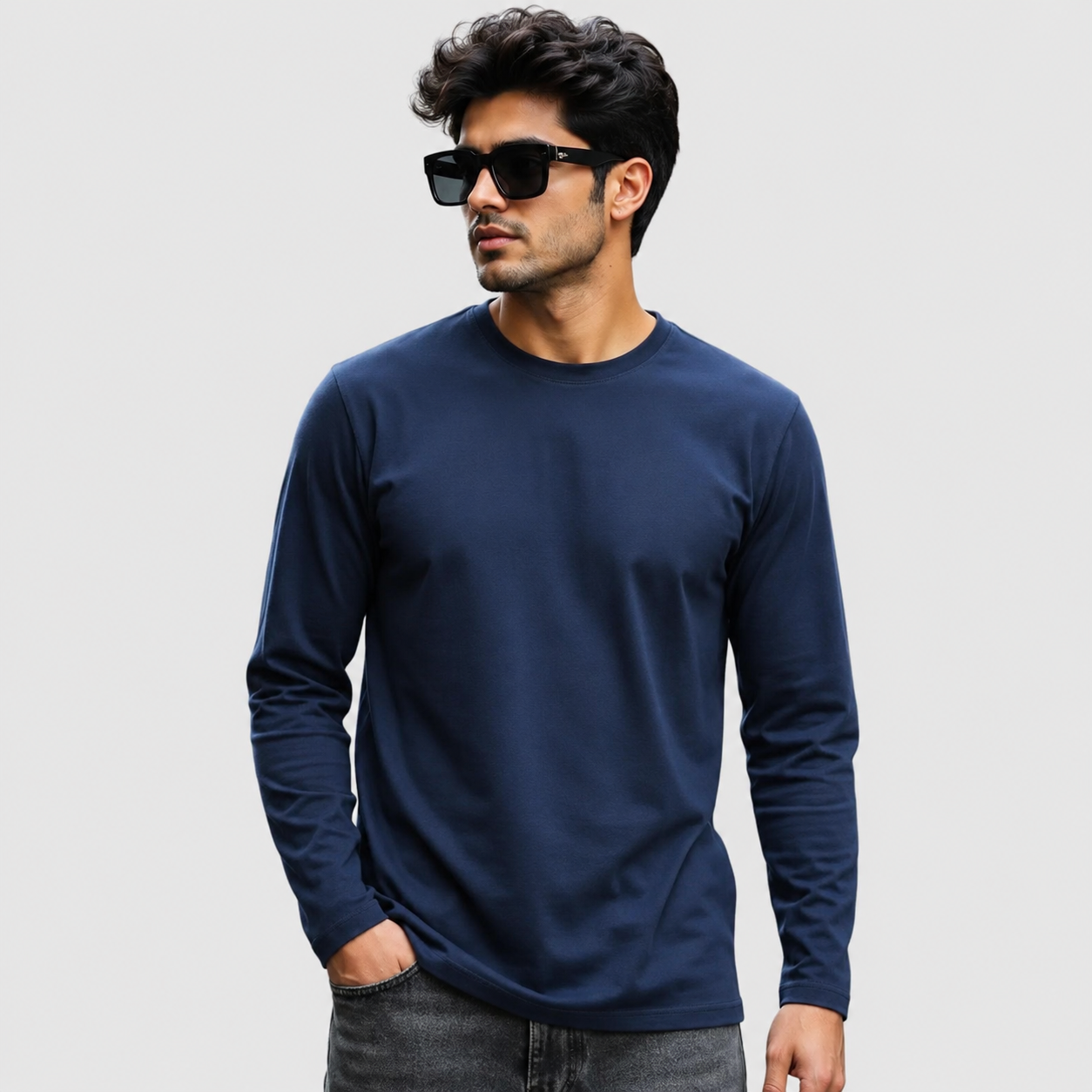 Full Sleeves Plan T-Shirt