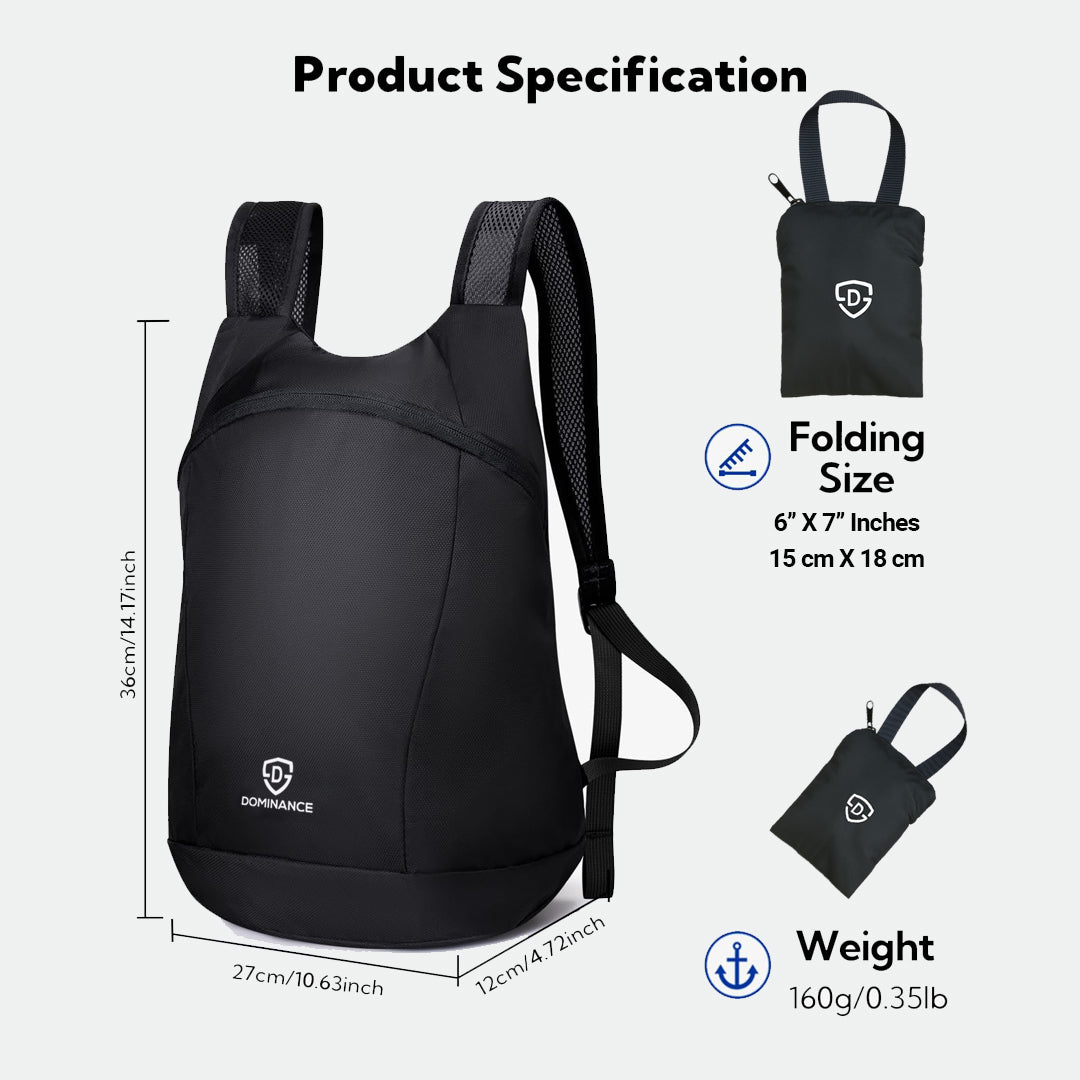 Ultralight Foldable Backpack 10L – Compact. Durable. Adventure-Ready.