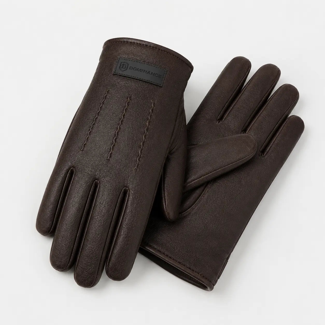 Premium Leather Gloves - Brown Dominance PK