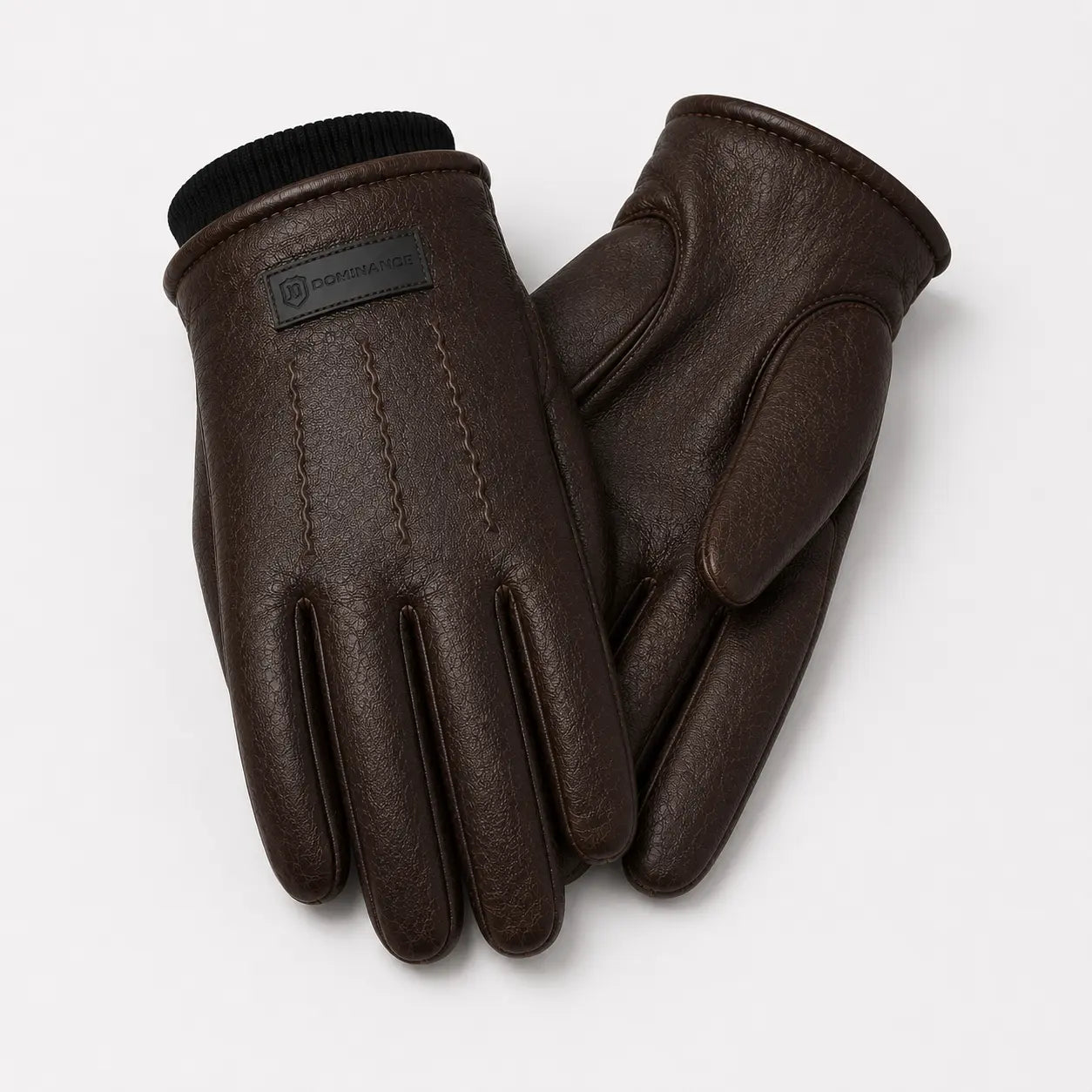 Premium Leather Gloves - Brown Dominance PK