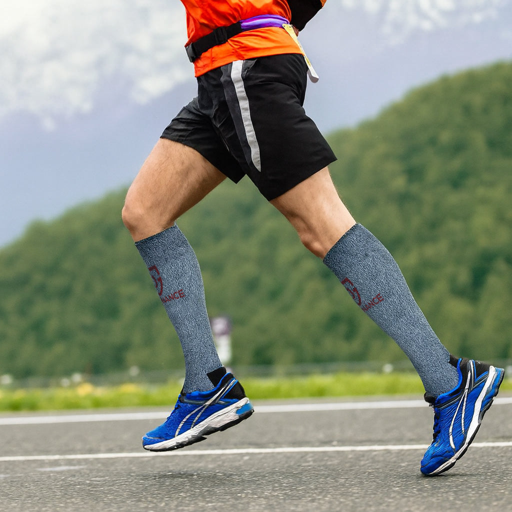 Dominance Quick Dry - Long Socks – Grey (1 Pair)