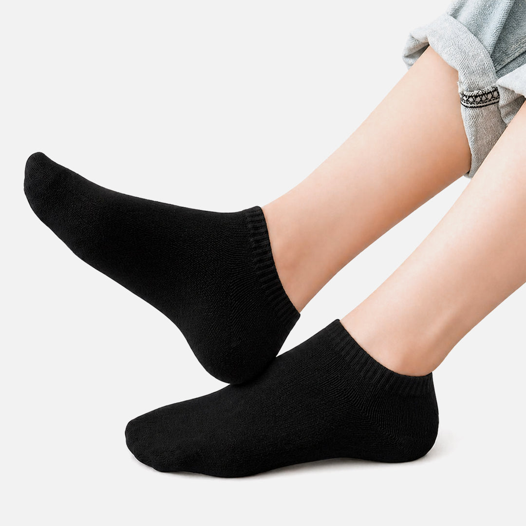 Black Ankle Summer Socks (Unisex)
