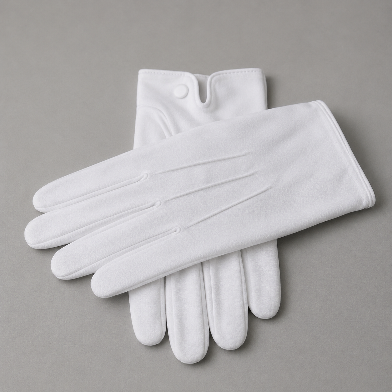 White Cotton Gloves for Men & Women – Breathable Summer Driving Gloves