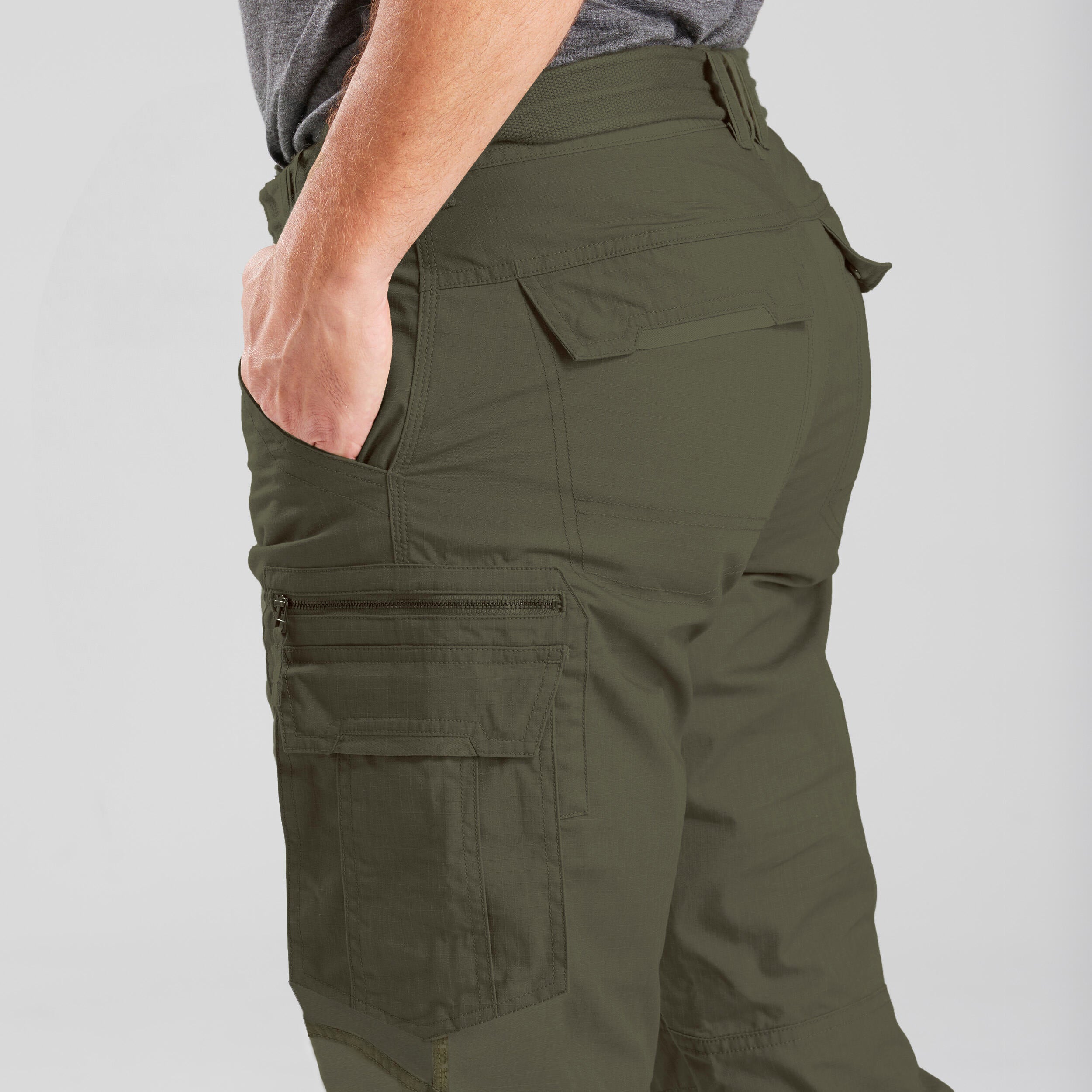 Dominance Stretchable cotton Cargo Trouser | Cargo Pants - Green