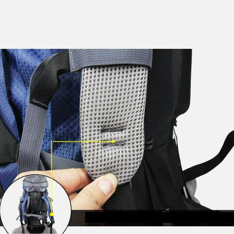 60-Liter Dominance Backpack | Travelling bag with Aluminium Rod