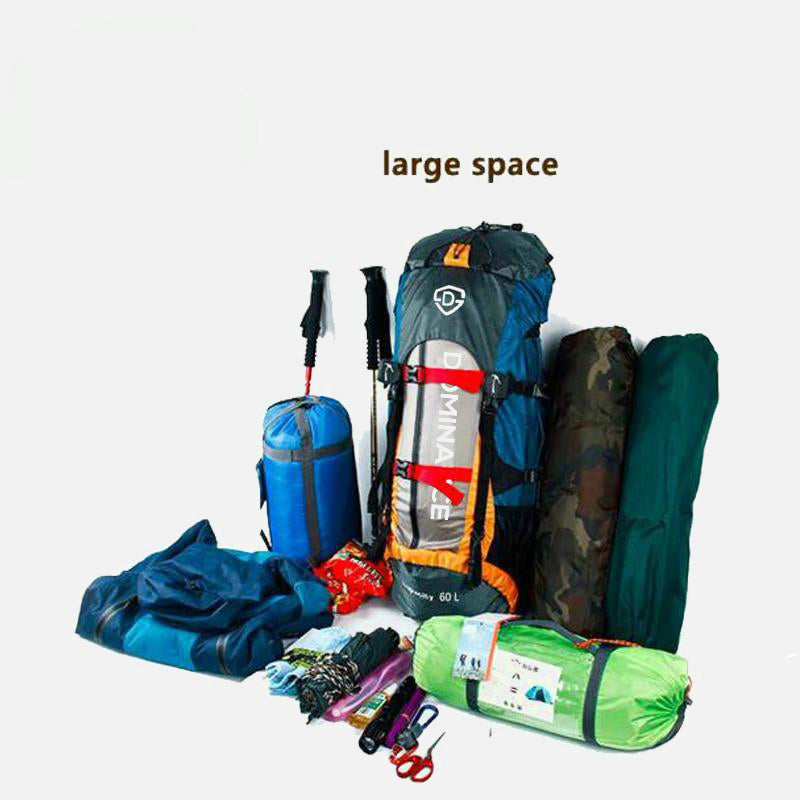 60-Liter Dominance Backpack | Travelling bag with Aluminium Rod