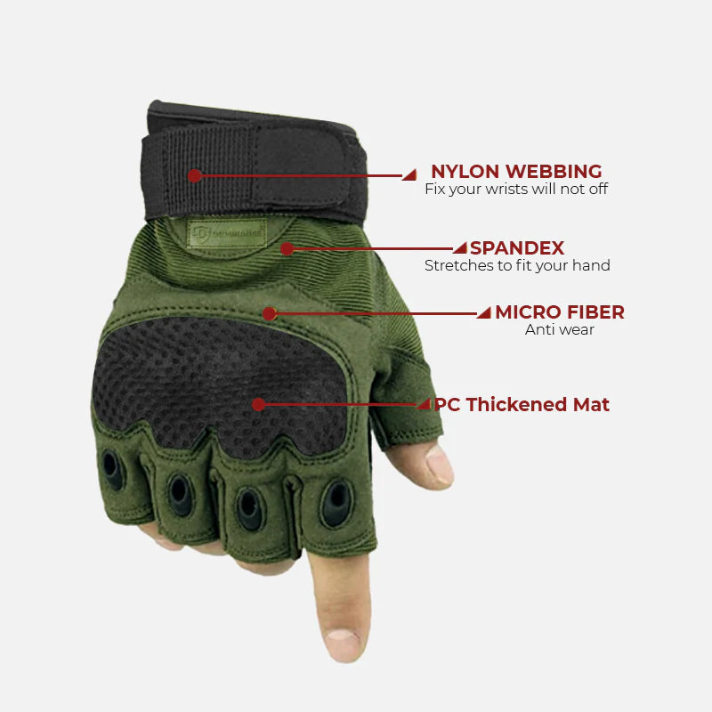 DOMINANCE HALF FINGER MENS GLOVES SUMMER