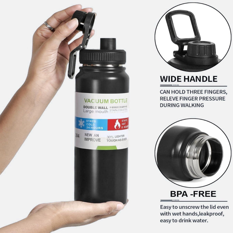 Hot & Cold Stainless Steel Beverage Flask/ Water Bottle – 1000ML