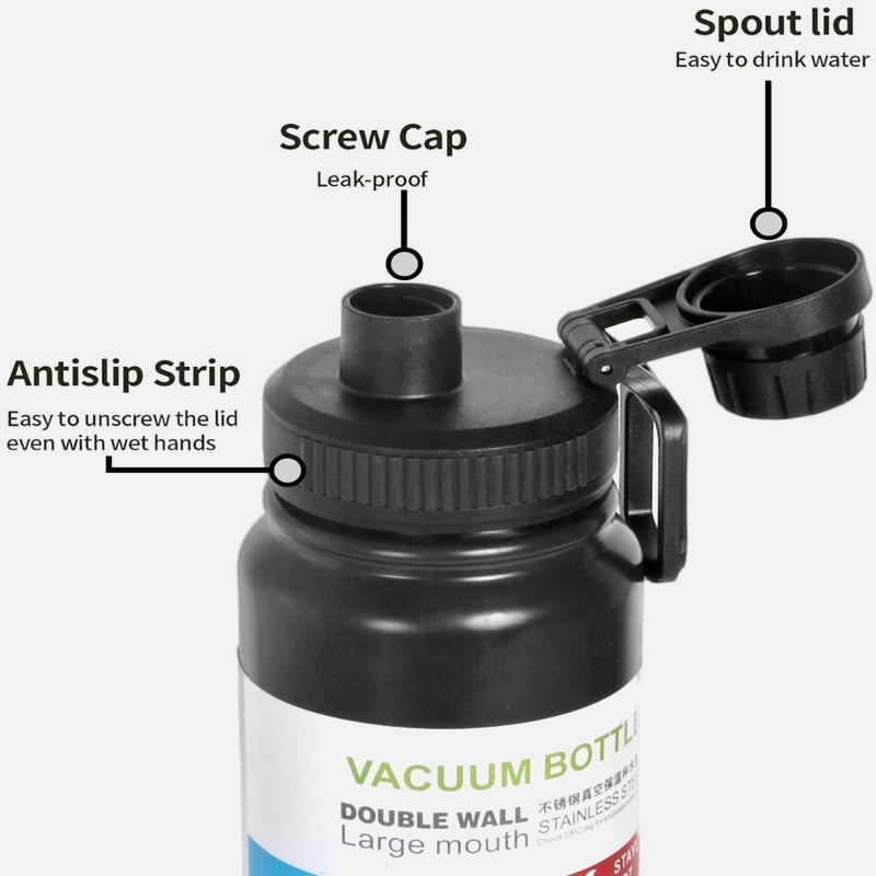 Hot & Cold Stainless Steel Beverage Flask/ Water Bottle – 1000ML