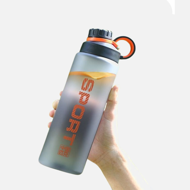 Sports Water Bottle – Frosted Finish | Leak-Proof | With Filter | 800 ML