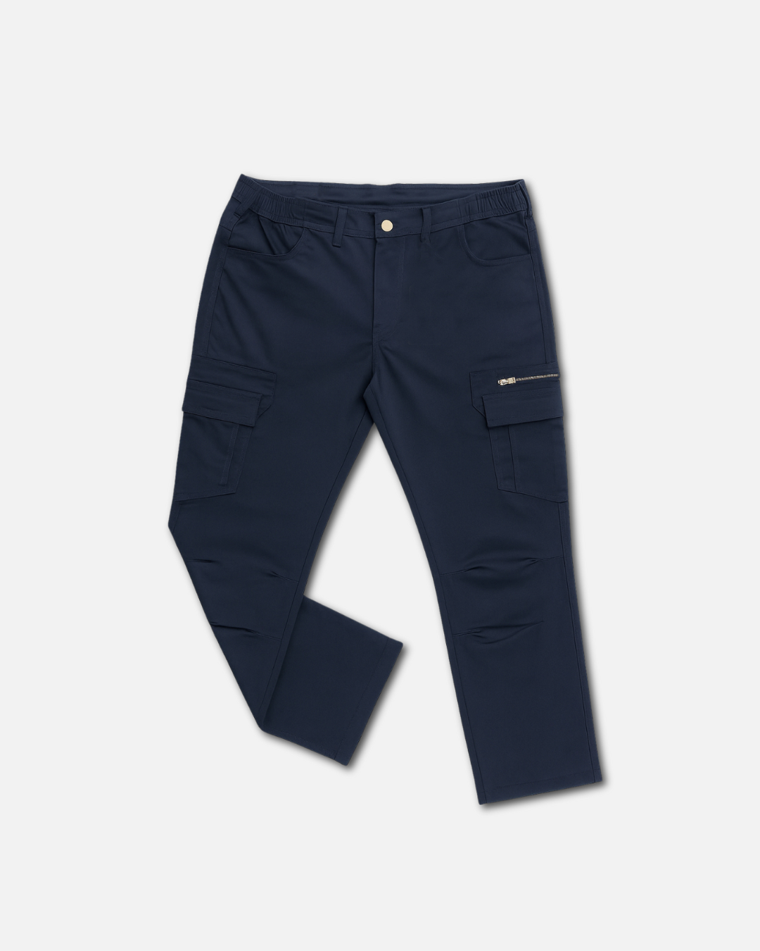 6 Pocket Stretchable Cotton Cargo Trouser – Black