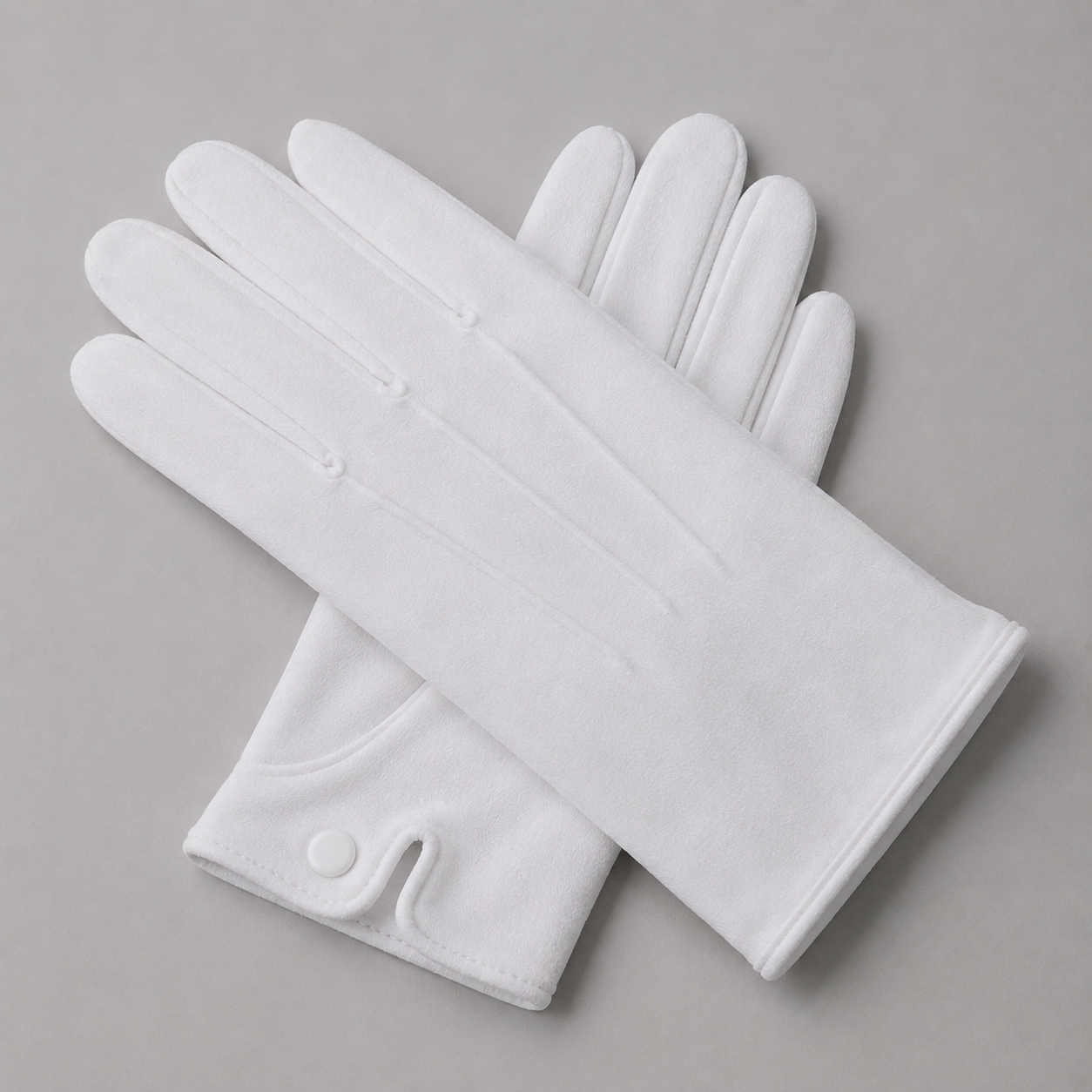 White Cotton Gloves for Men & Women – Breathable Summer Driving Gloves