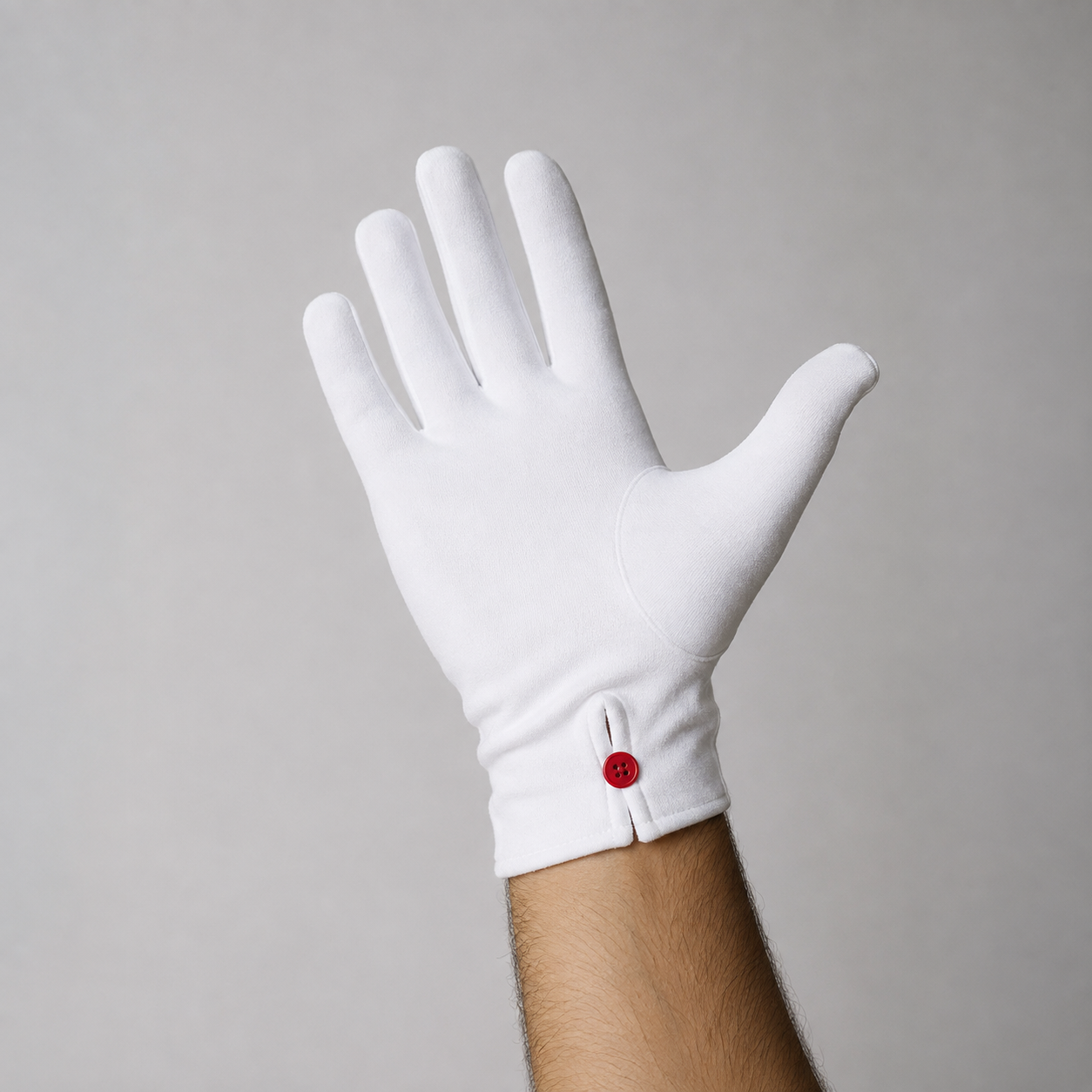 White Cotton Gloves for Men & Women – Breathable Summer Driving Gloves