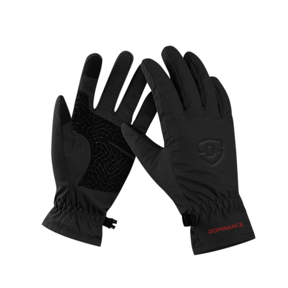 Dominance Black Fleece gloves