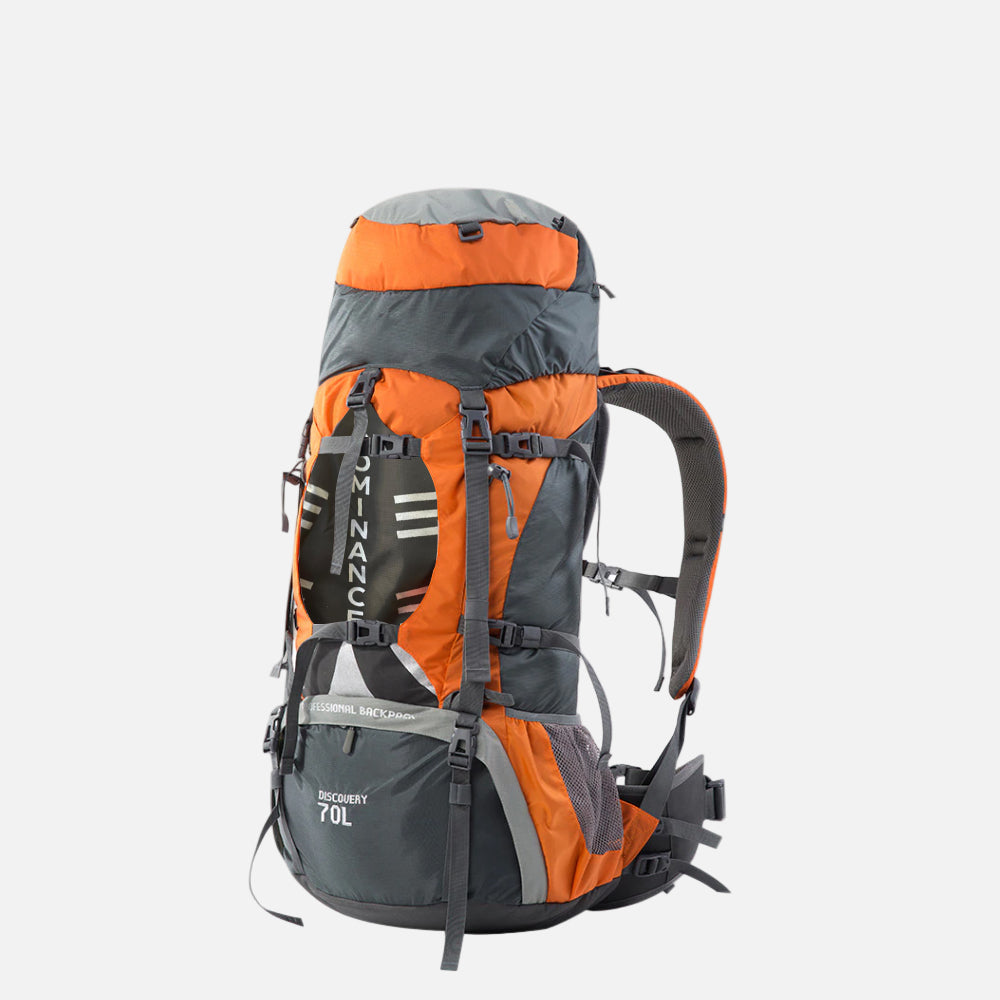 70-Liter Dominance Backpack | Travelling Bag with Aluminum Rods with Rain Cover