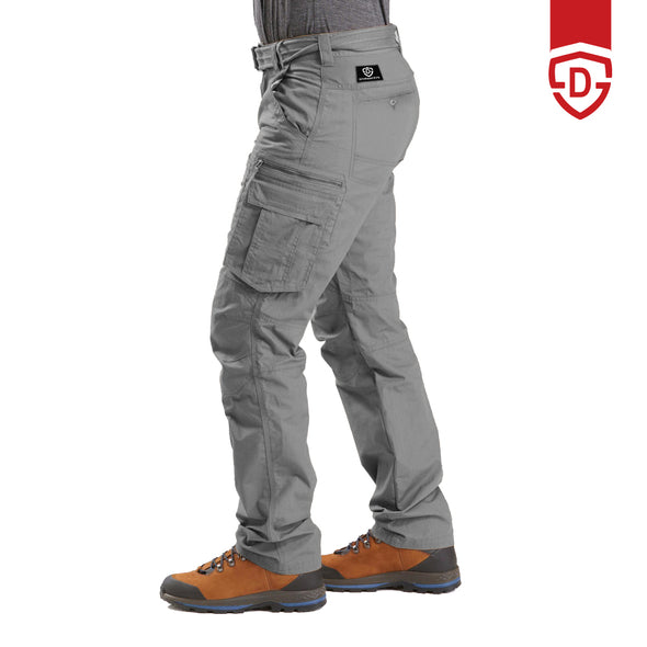 Dominance Stretchable cotton Cargo Trouser | Cargo Pants - Grey