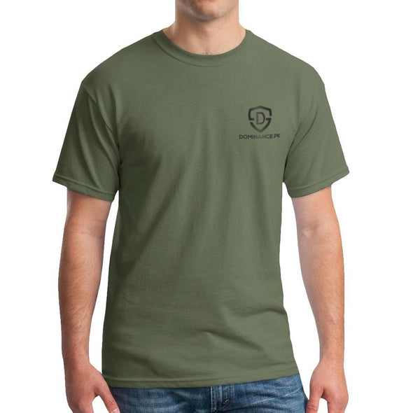 Dominance crew neck T-shirts for men.