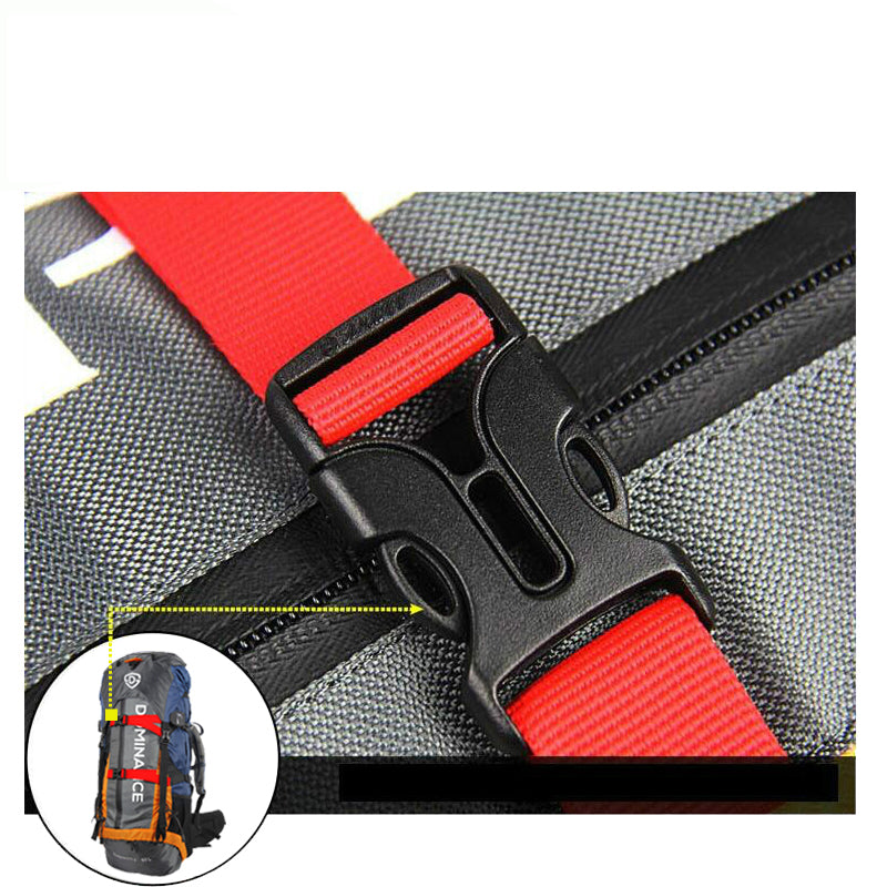 60 L professional backpack with extra pockets.