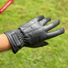 High Quality Leather Gloves (Black)