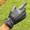 High Quality Leather Gloves (Black)