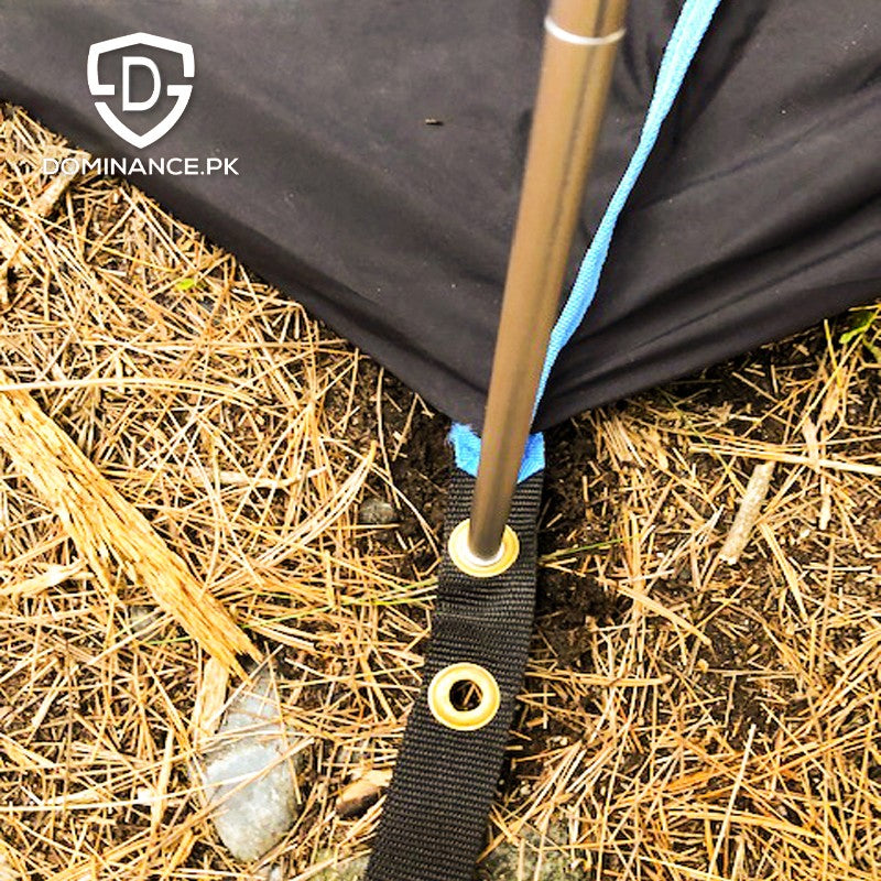 4 person UV and water resistant dual door tent.