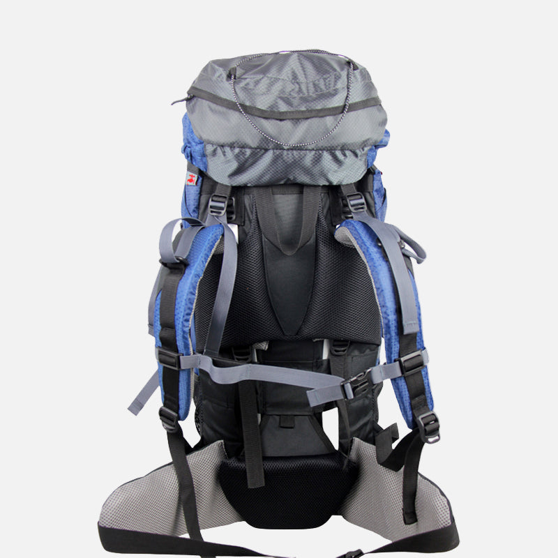 60 L professional backpack with extra pockets.